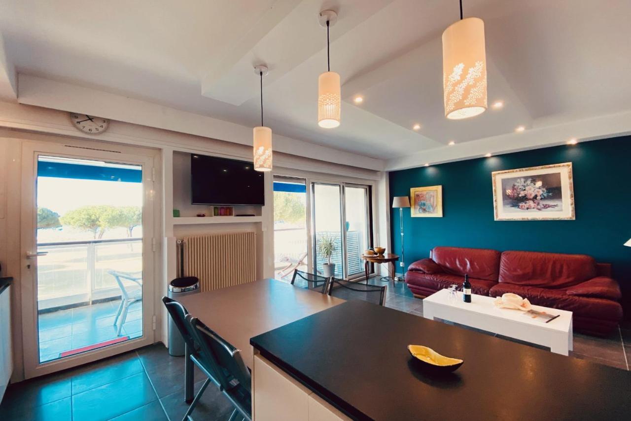 Le Mistral Appartement Vue Mer 勒格罗-迪鲁瓦 外观 照片